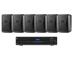 Комплект акустики 6 настенных динамиков JBL Control 28-1 | Bluetooth | 6х60Вт